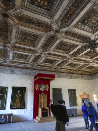 throne in Kalmar Castle